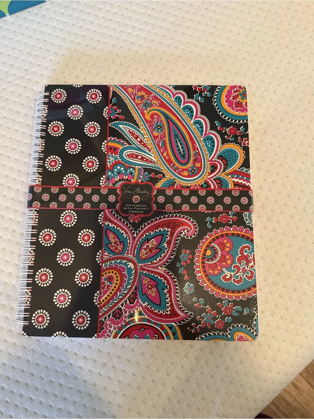 Vera Bradley ‘Parisian Paisley’ Spiral Notebook - Multicolor